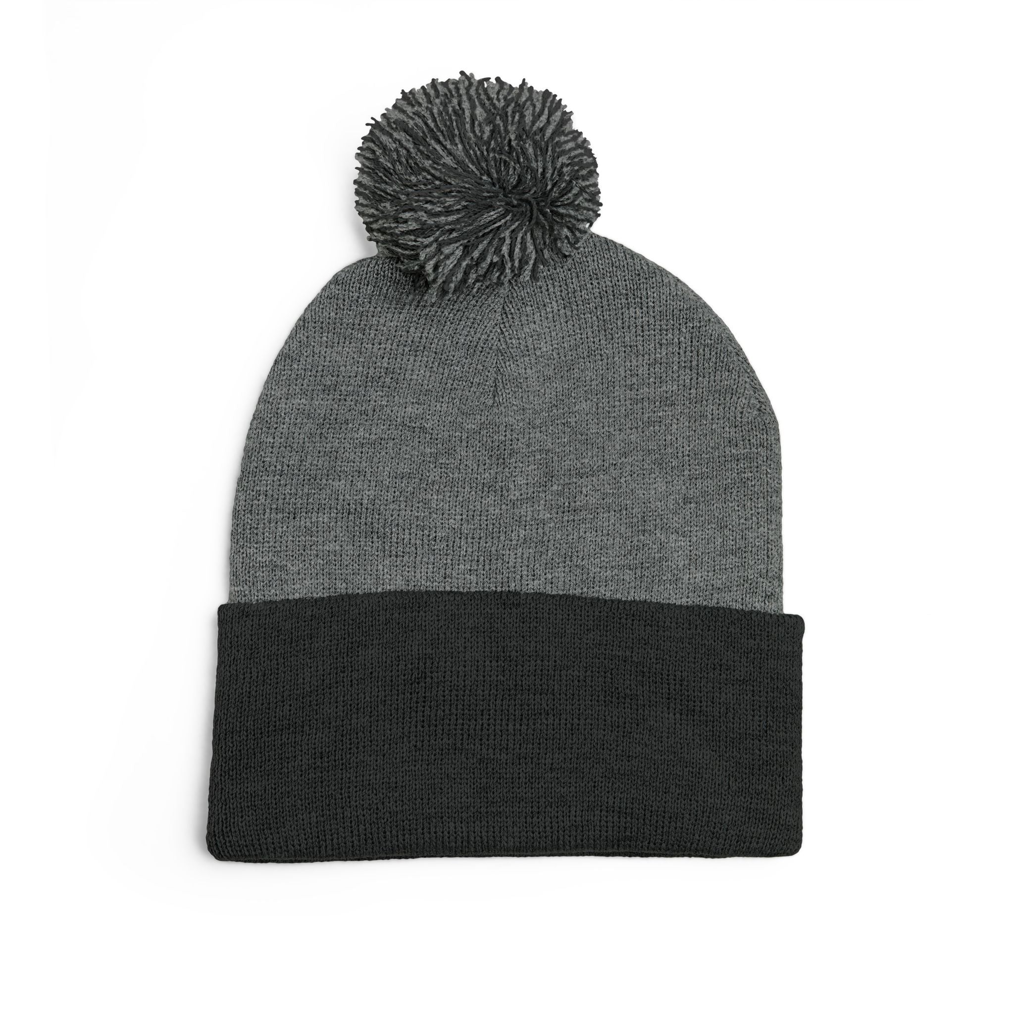 Dolce Liberta Pom-Pom Beanie — Embroidered Knit Cap