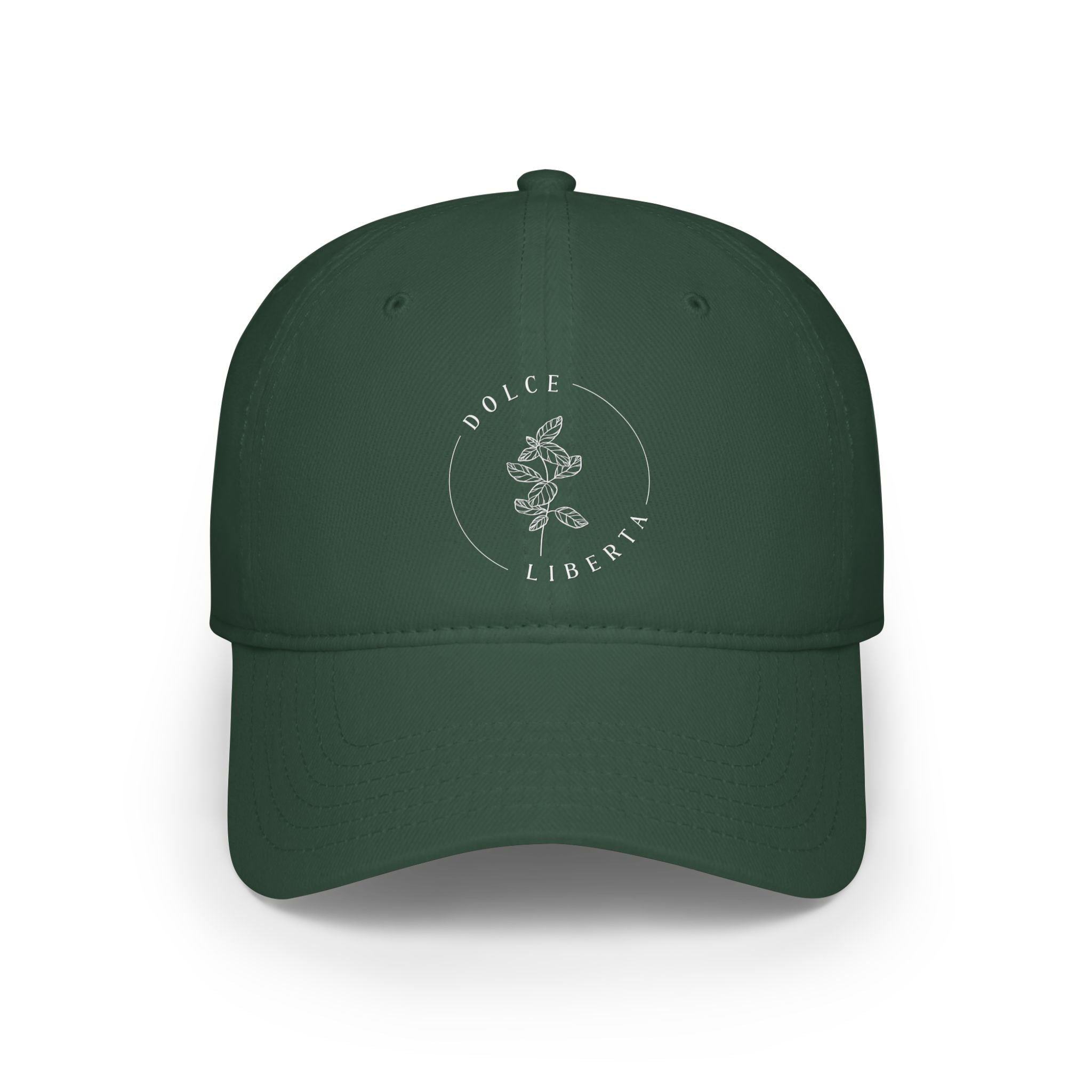 Dolce Liberty Floral Baseball Cap — Minimalist Low Profile Hat