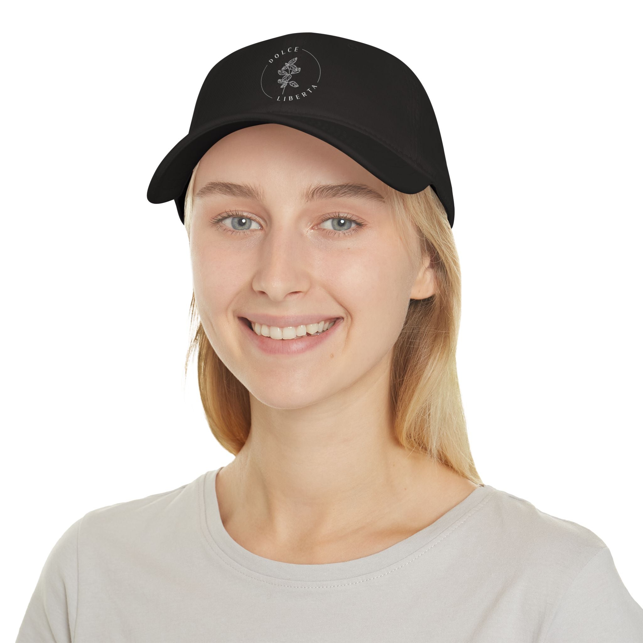 Dolce Liberty Floral Baseball Cap — Minimalist Low Profile Hat