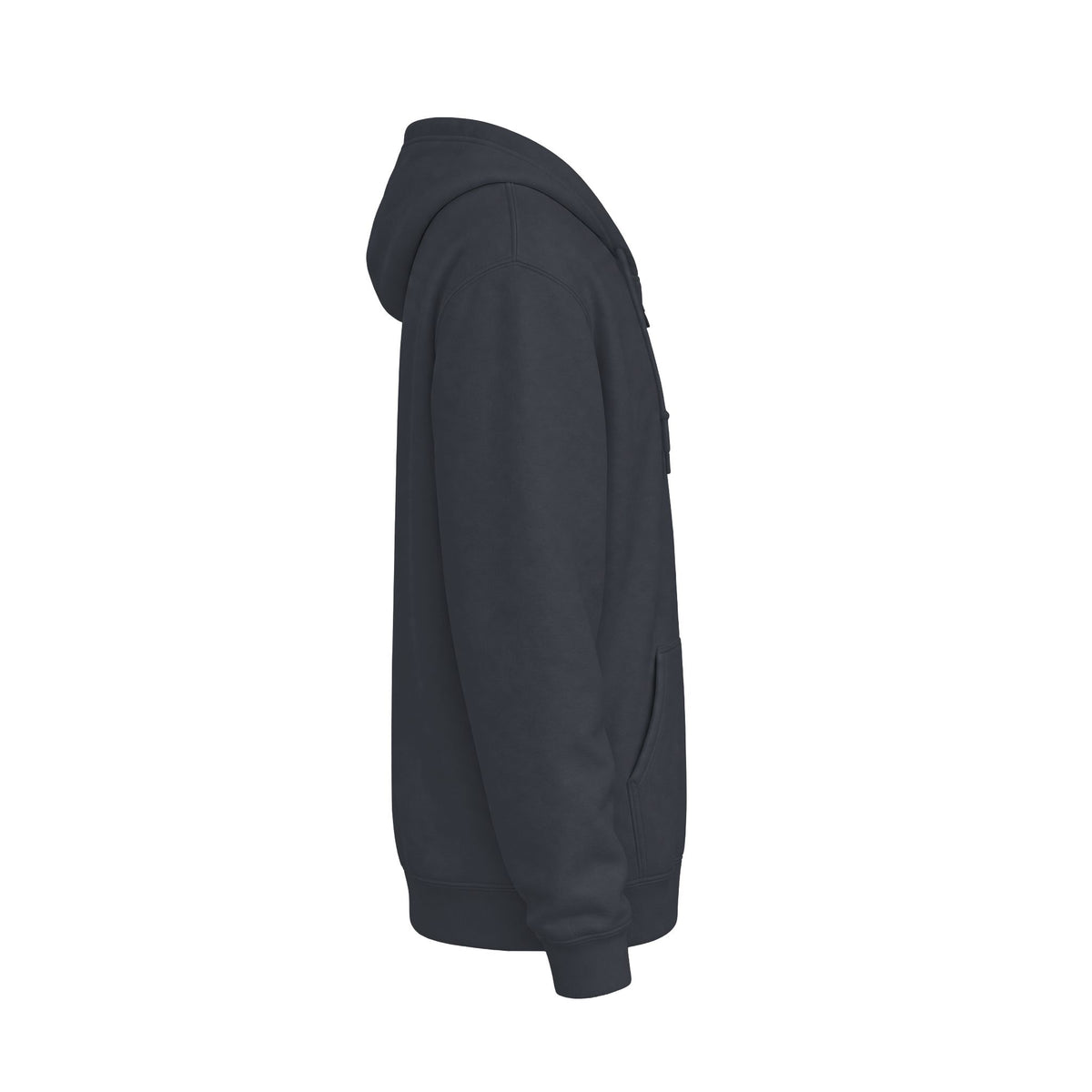 Zip Hoodie — Minimal Dancing Skeleton 'Hello There' Chest Graphic
