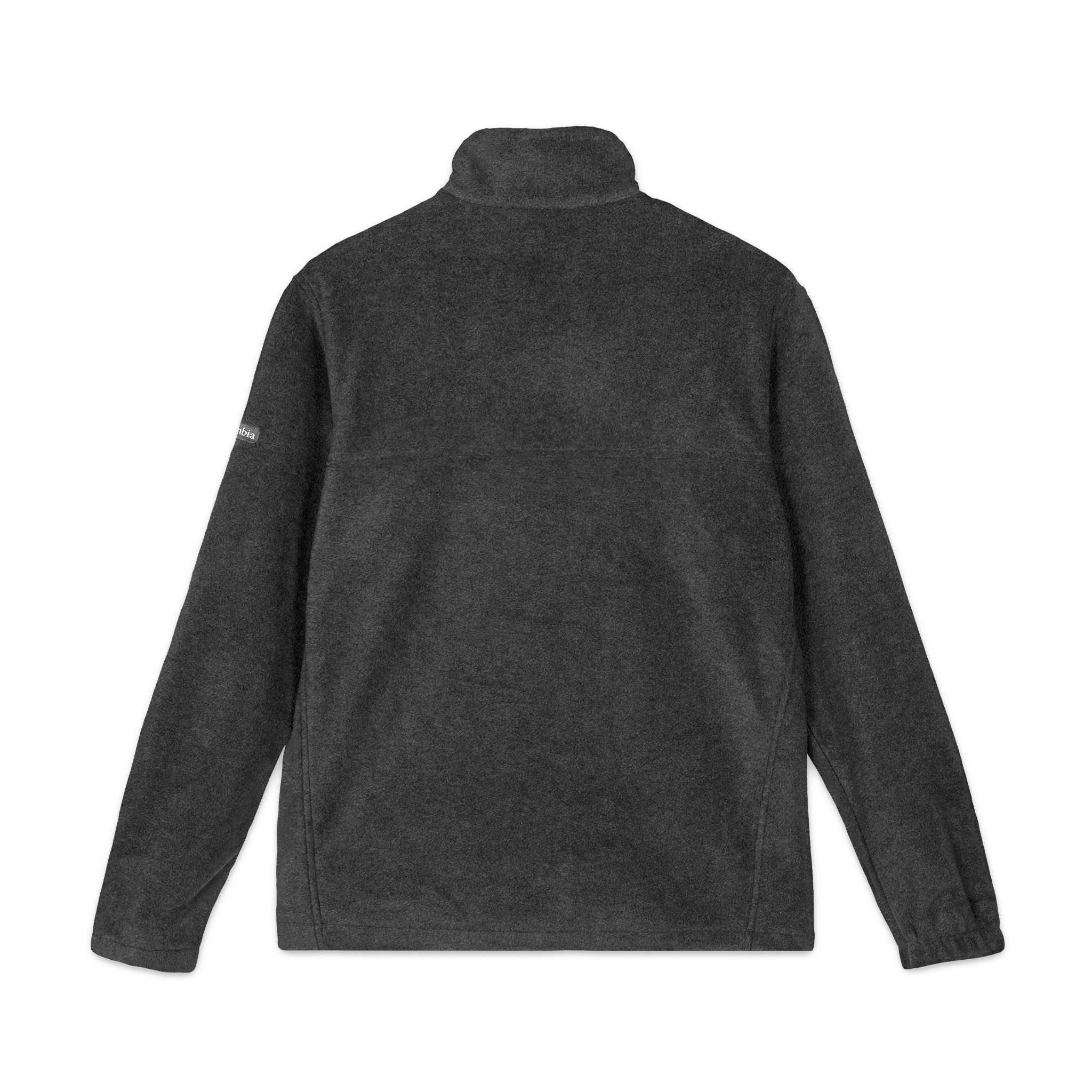 Embroidered Fleece Jacket – Polar Bear Circle Logo, Cozy Outdoor Zip-Up