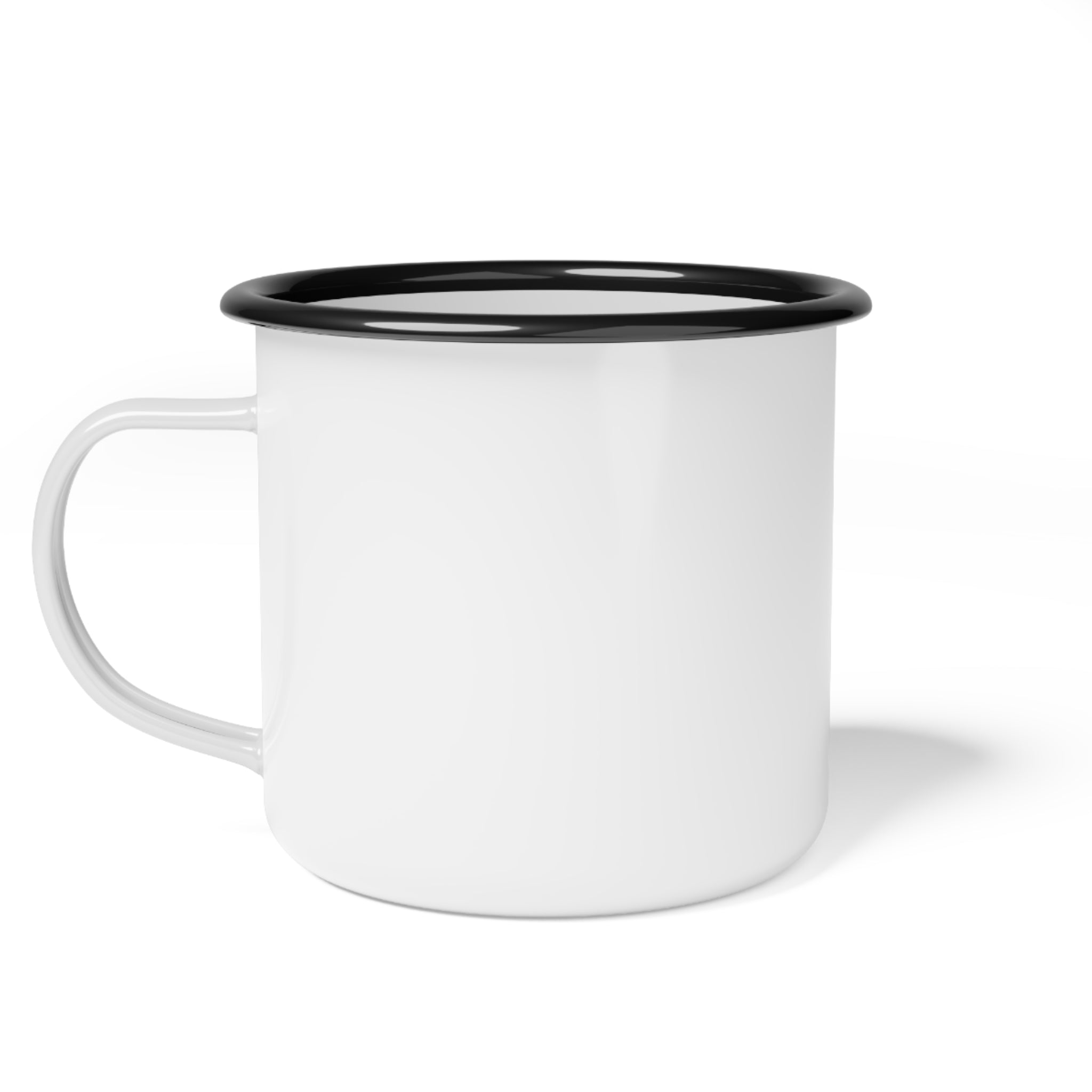 Enamel Camp Cup – Rustic Outdoor Mug with Nature Accent (Perfect for Camping & Travel)