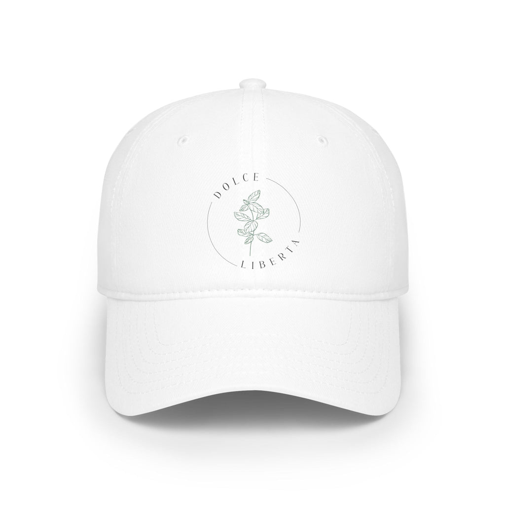 Dolce Liberty Floral Baseball Cap — Minimalist Low Profile Hat
