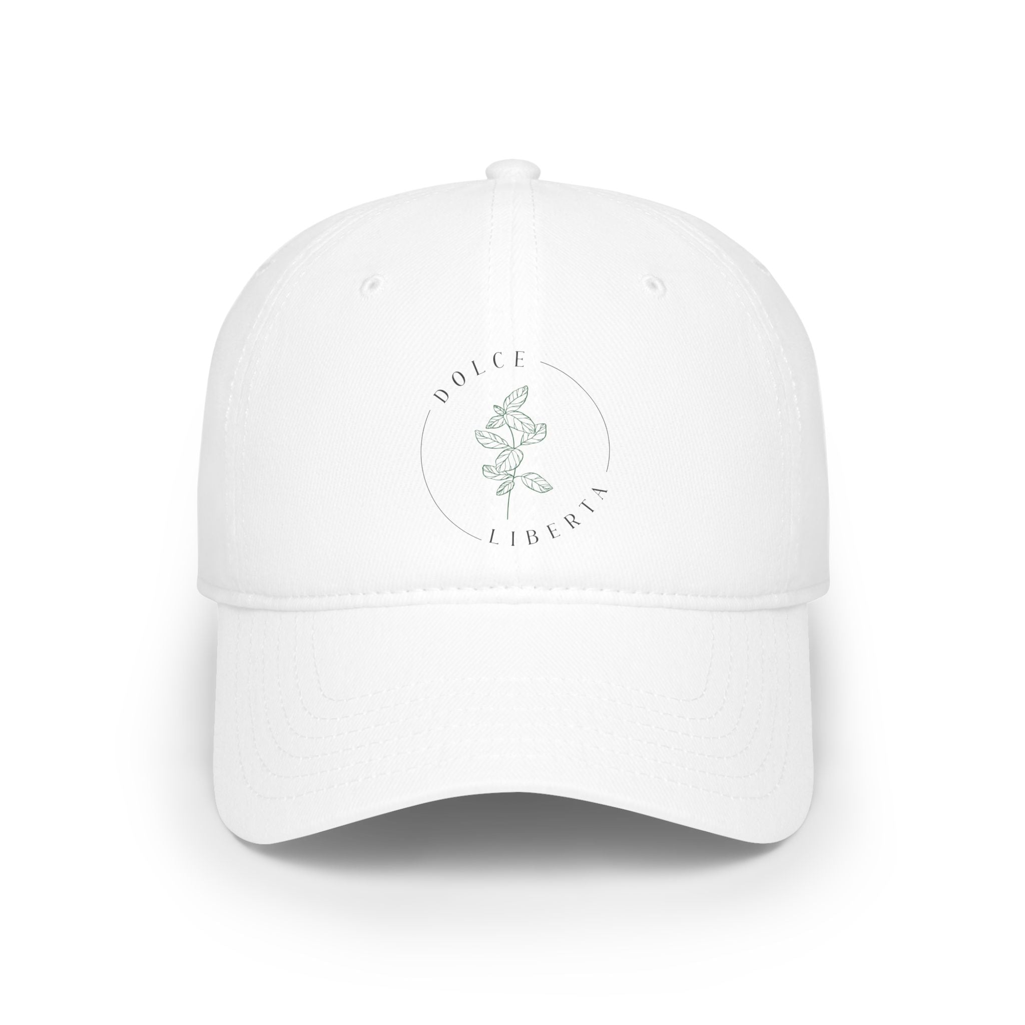 Dolce Liberty Floral Baseball Cap — Minimalist Low Profile Hat
