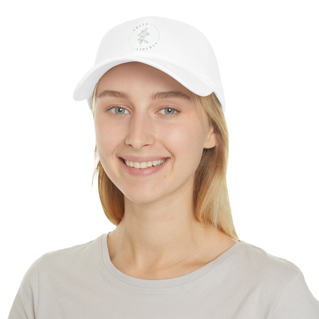 Dolce Liberty Floral Baseball Cap — Minimalist Low Profile Hat