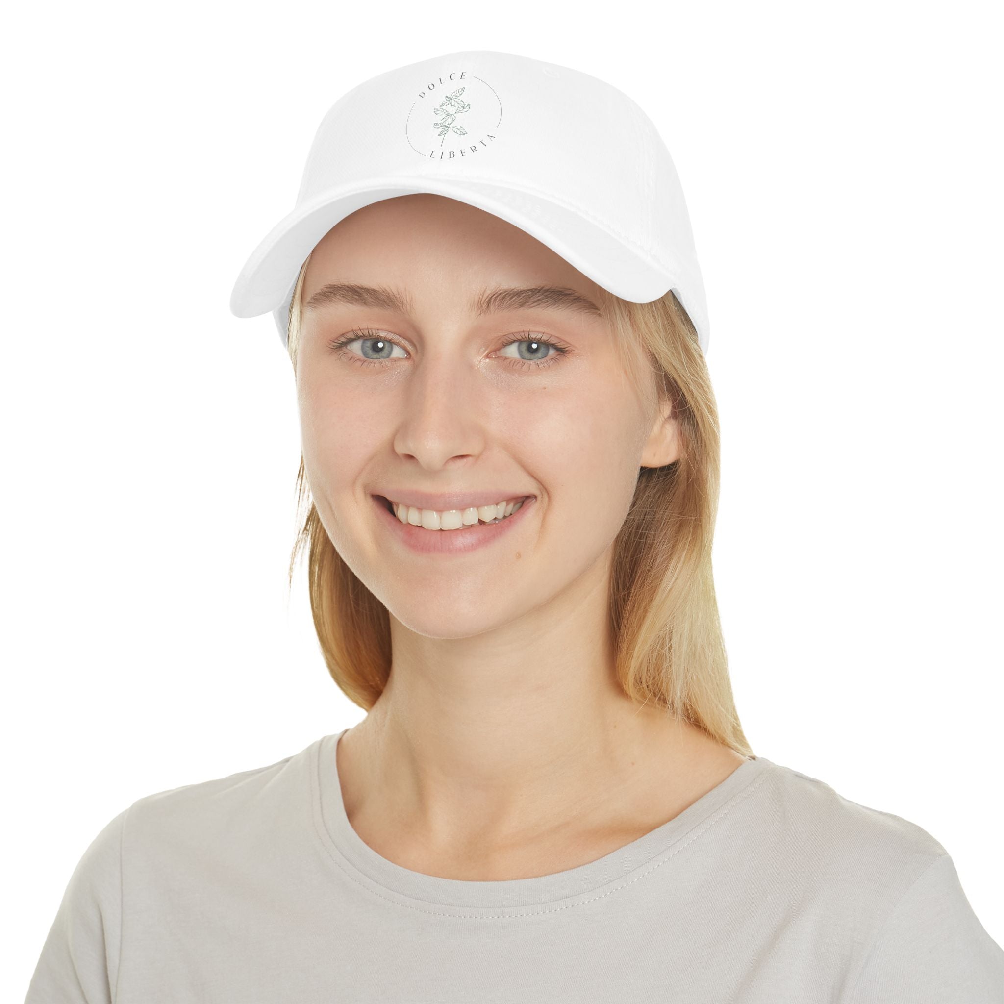 Dolce Liberty Floral Baseball Cap — Minimalist Low Profile Hat