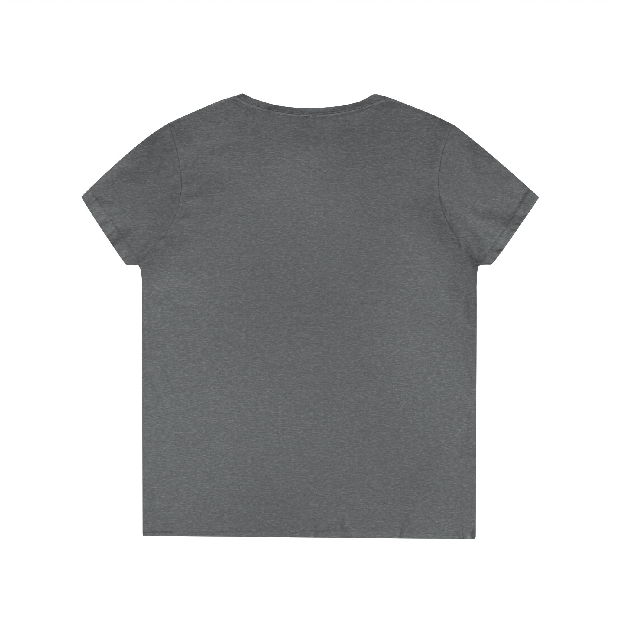 Ladies' White V-neck T-Shirt