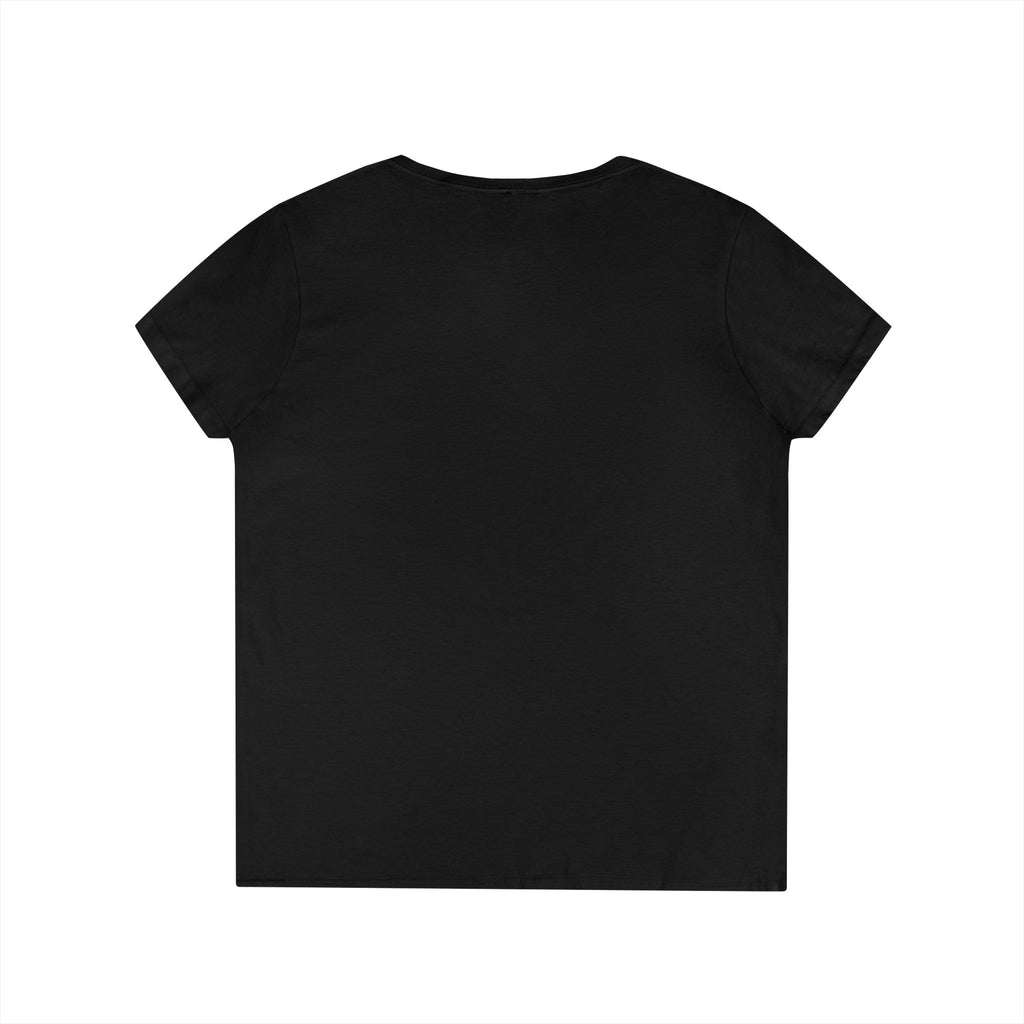 Ladies' White V-neck T-Shirt