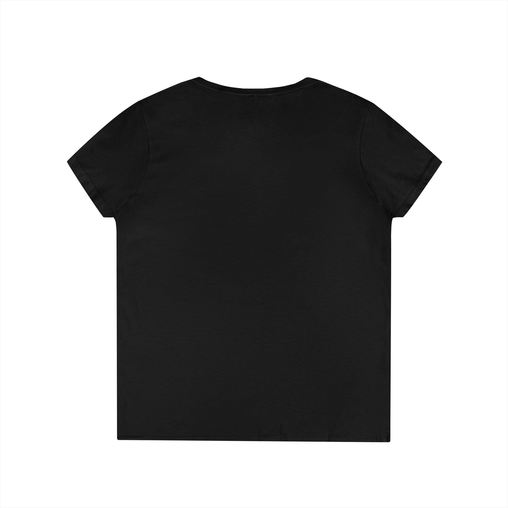 Ladies' White V-neck T-Shirt
