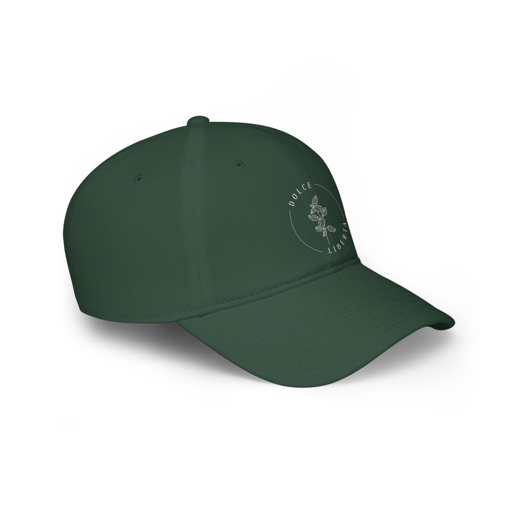 Dolce Liberty Floral Baseball Cap — Minimalist Low Profile Hat