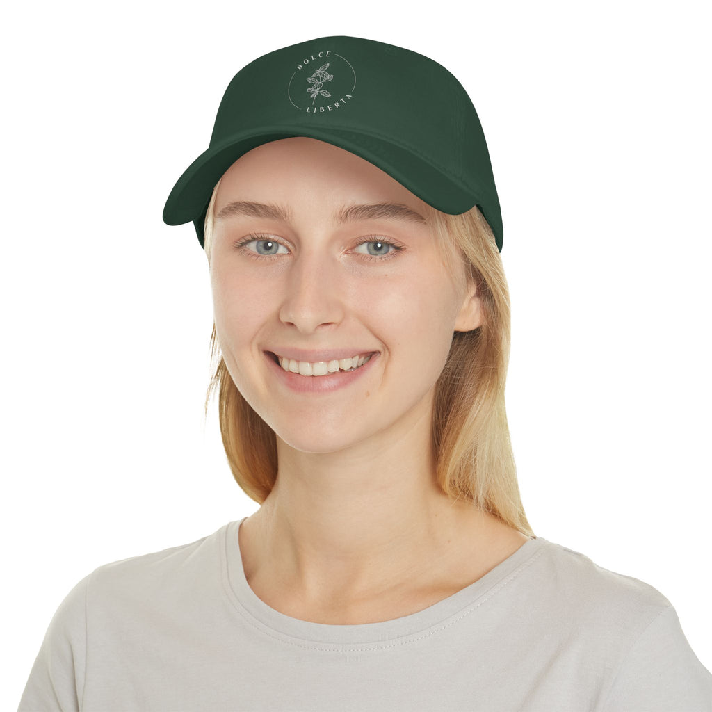 Dolce Liberty Floral Baseball Cap — Minimalist Low Profile Hat